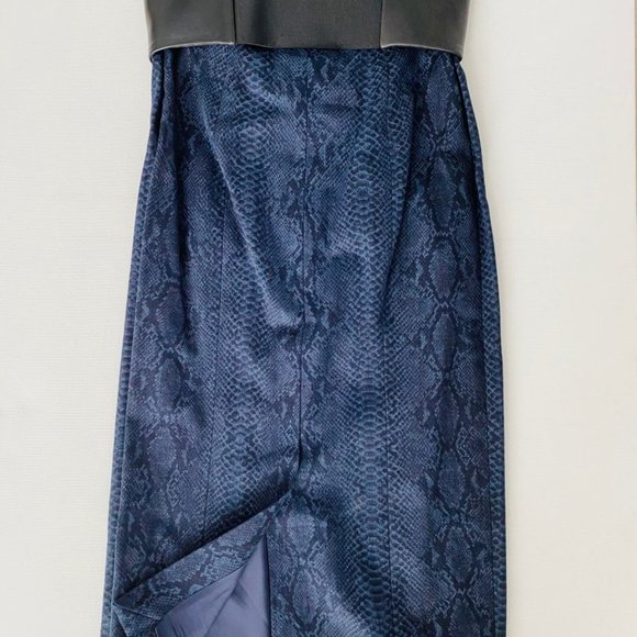Christopher Kane Denim  Python Dress - Picture 9 of 10